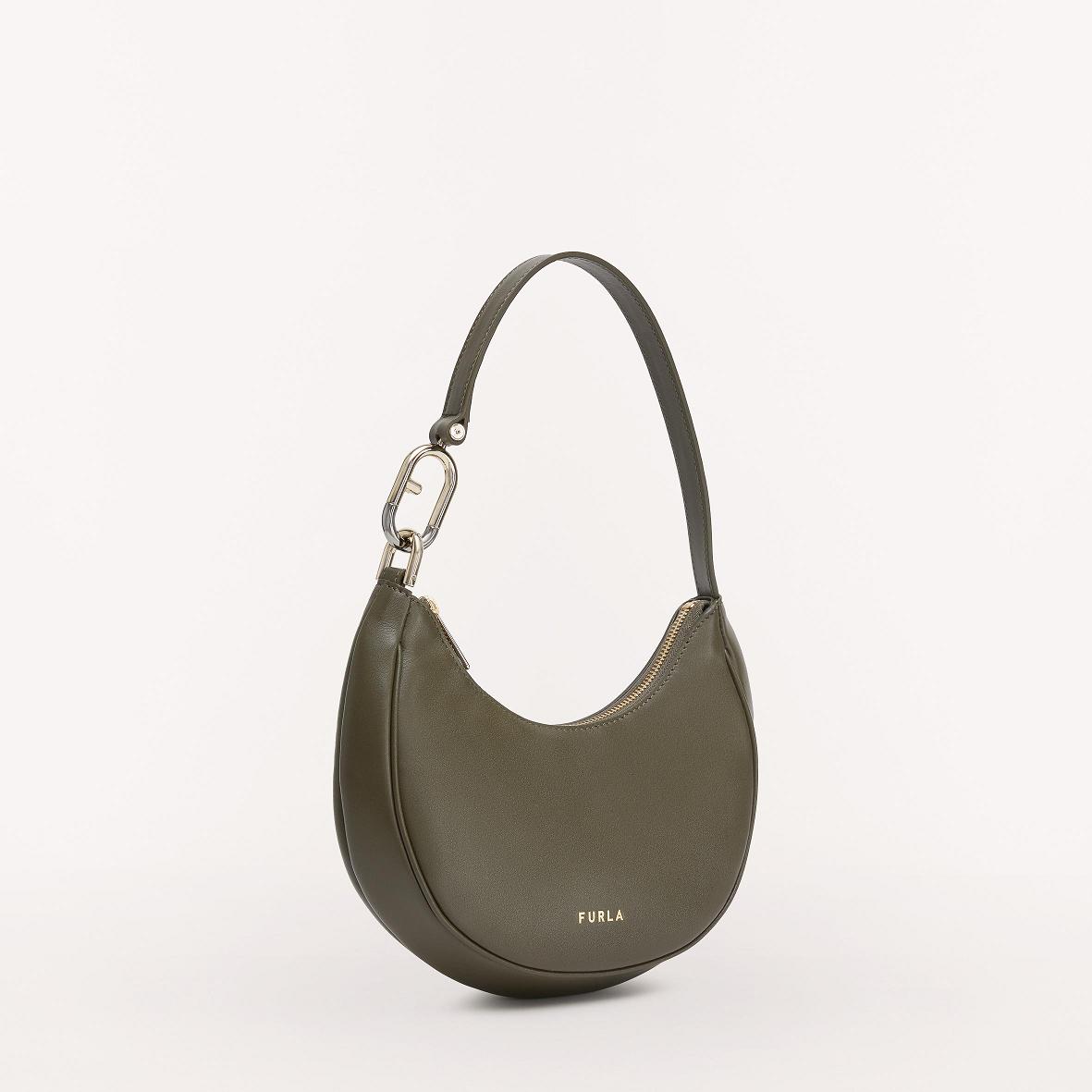 Furla Primavera Tasker Udsalg - Skuldertasker Dame Grøn FCA675984